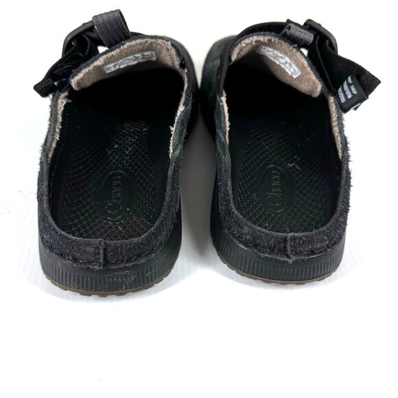 CHACO Black Suede Paonia Clog Men's 7/Women's 9 Casual Gorpcore Outdoor Granola - Picture 5 of 10